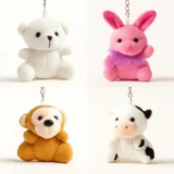Keychain Plush Animal 16 Assorted – image 3