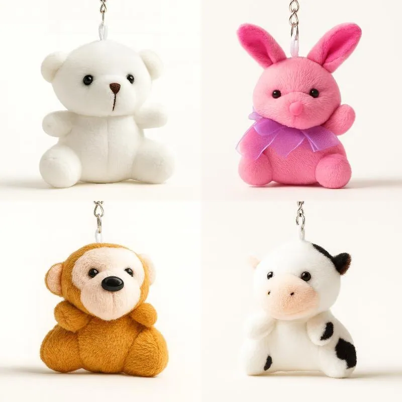 Keychain Plush Animal 16 Assorted – image 3