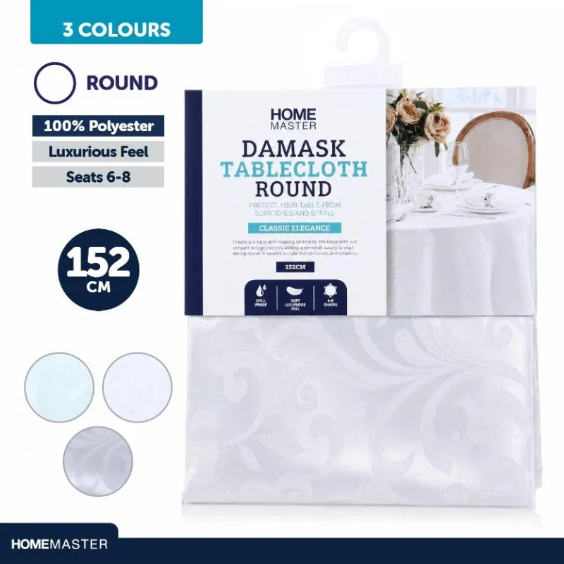 Table Cloth Damask Round 152cm – image 3