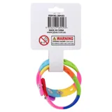 Charm Bracelet 180 X 15mm 2pk - 6 Assorted Colours – image 3