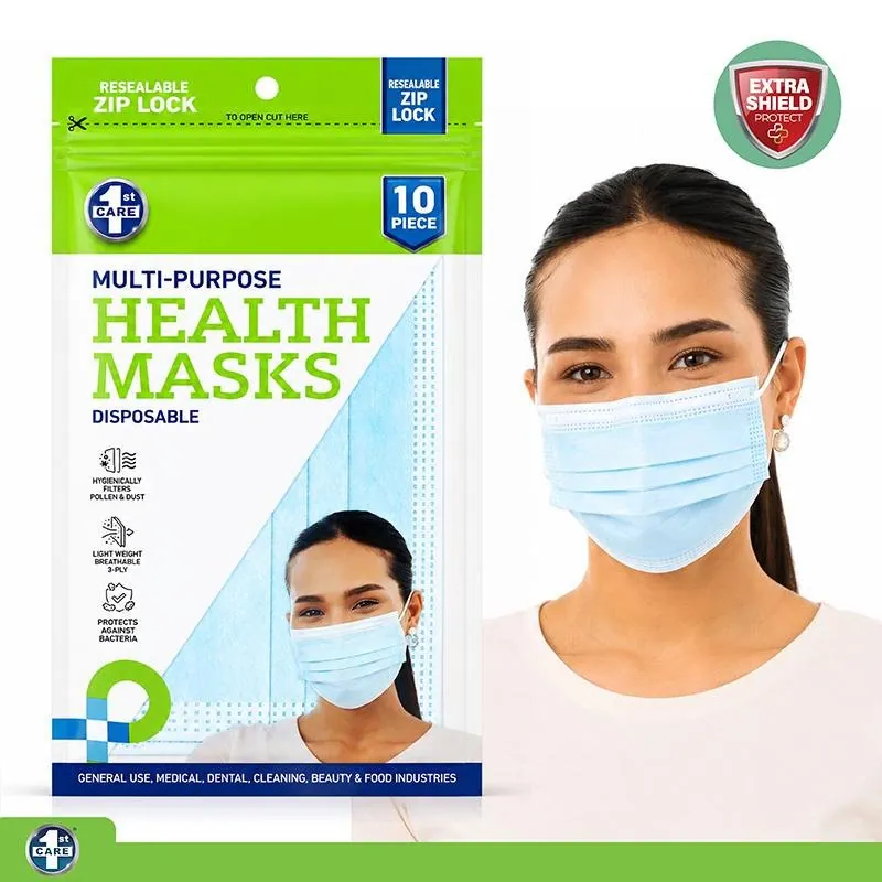 Health Face Mask 10pk - 3PLY – image 4