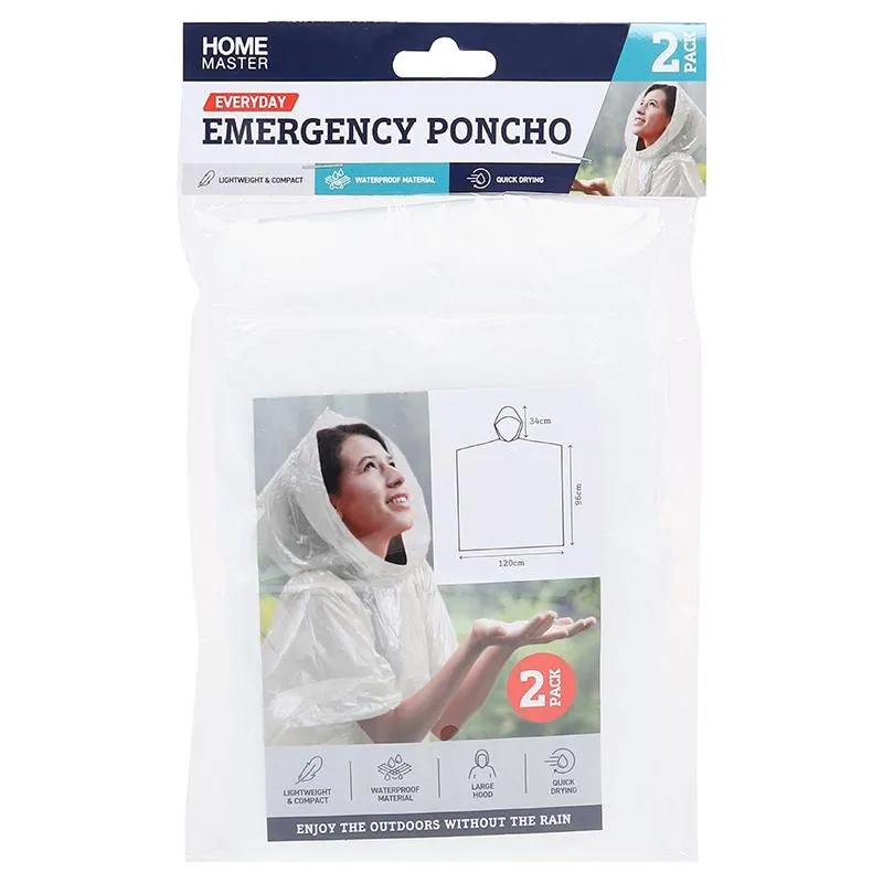 Poncho Clear Emergency 2pk – image 4
