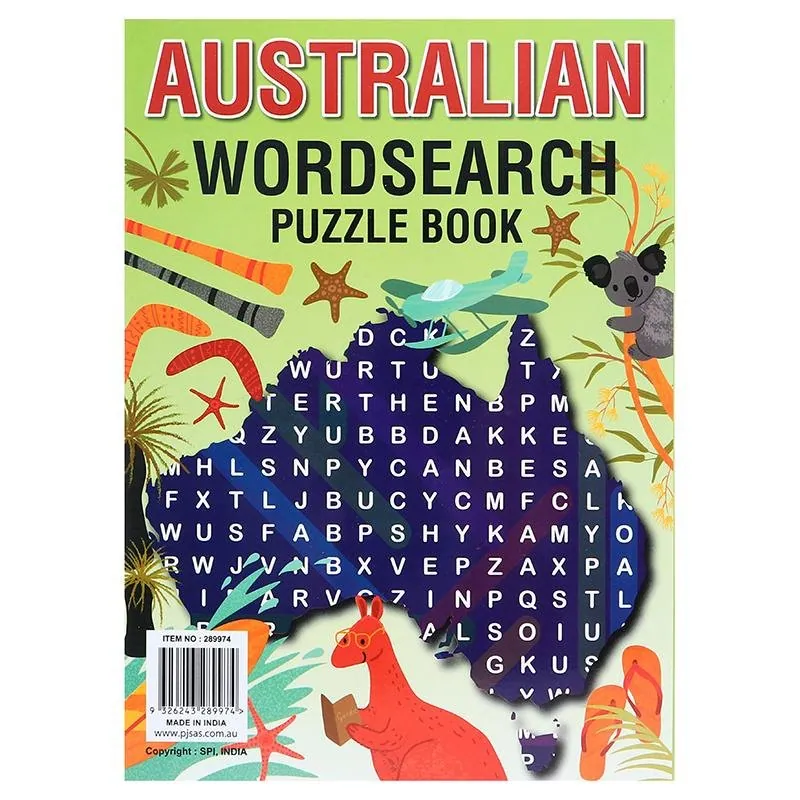 Book Wordsearch Puzzle Australian Theme 270mm X 195mm 48 Page – image 3