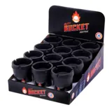 Ashtray Butt Bucket with Removable Lid 11cm X 8cm – image 3