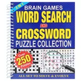 Book Puzzle 2-In-1 Wordsearch & Crossword Spiral 2 Assorted Designs 192 Page, Over 250 Puzzles – image 2