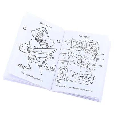 Book Activity Pad A6 96 Page Assorted
