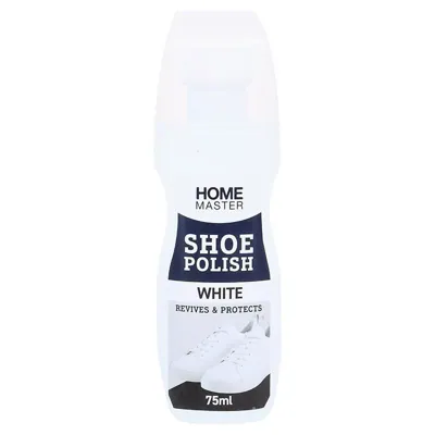 Shoe Polish with Easy Sponge Applicator White 75ml