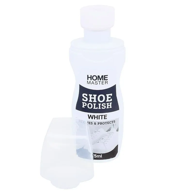 Shoe Polish with Easy Sponge Applicator White 75ml – image 2