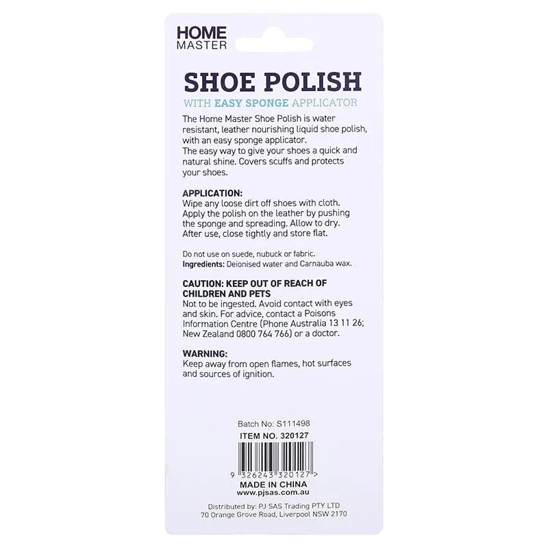 Shoe Polish with Easy Sponge Applicator White 75ml – image 3