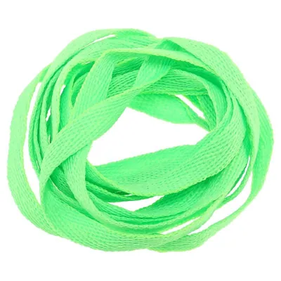 Shoe Laces Flat Fluoro Yellow, Orange & Green Assorted 2 Pair 120cm X 1cm