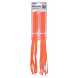 Shoe Laces Flat Fluoro Yellow, Orange & Green Assorted 2 Pair 120cm X 1cm – image 3