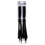 Shoe Laces Flat Brown, Black & White Assorted 2 Pair 120cm X 1cm – image 3