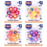 Fidget Bubble 2in1 Spin & Pop Octopus Mood Changing 8.5cm X 3cm Red, Purple, Yellow & Orange – image 4