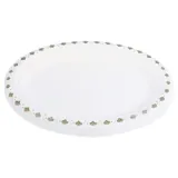 Sugarcane Bagasse Christmas Oval Plates 18pk 26cm X 19.5cm Holly Print – image 3