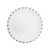 Sugarcane Bagasse Christmas Round Plates Small 25pk Ø18cm Holly Print – image 1