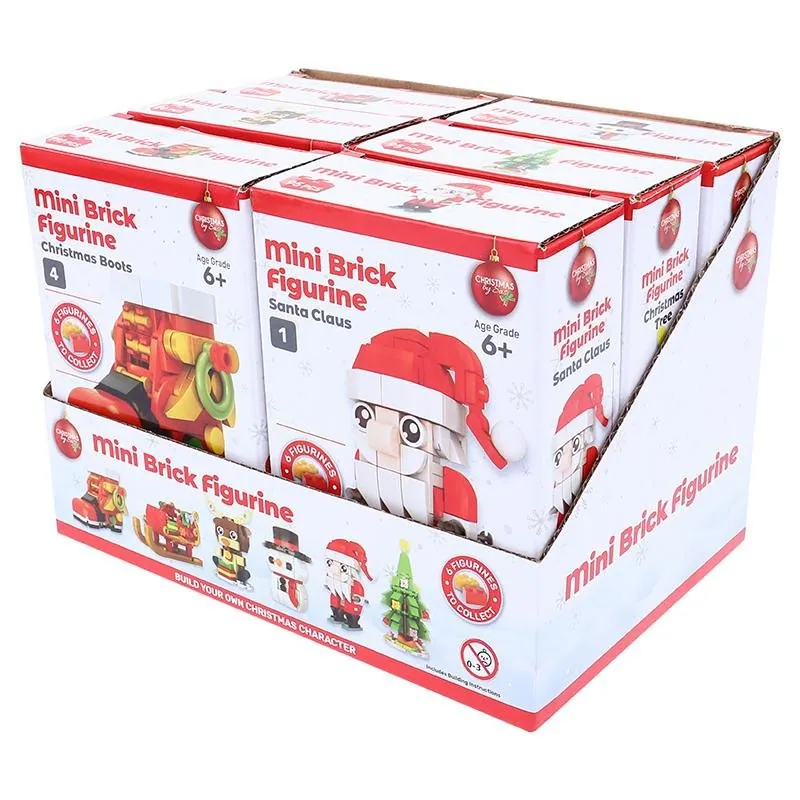 Building Brick Kit Mini Christmas Characters 6 Assorted Sets To Collect (92-110pc) – image 3