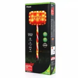Stake Light Solar Christmas Sign with Candy Stripe Stake 12LED 11cm X 15.5cm X 48cm Warm White 8 Functions – image 3