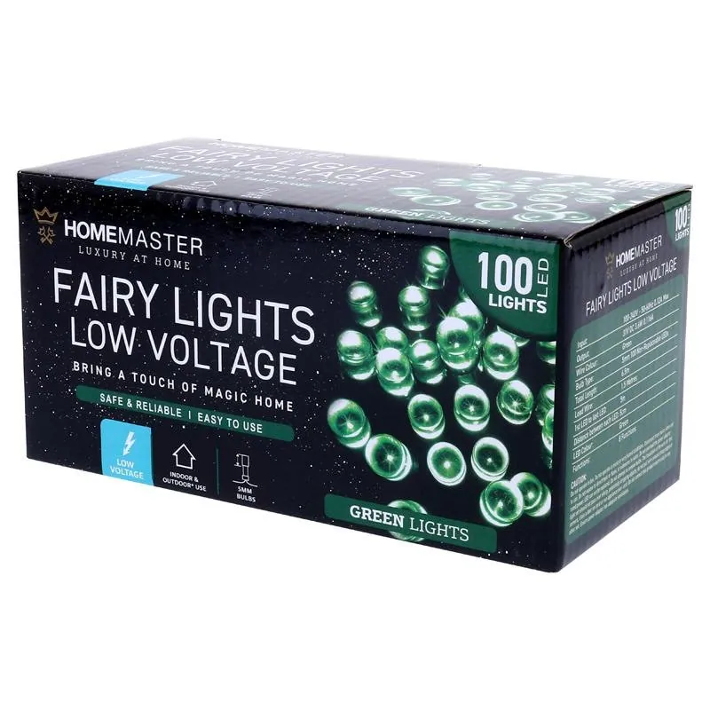 Christmas Fairy Light Low Voltage 100LED 6.5m Total Length Green 8 Function – image 3