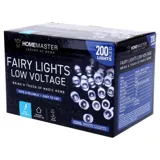Christmas Fairy Light Low Voltage 200LED 11.5m Total Length Cool White 8 Function – image 3