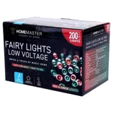Christmas Fairy Light Low Voltage 200LED 11.5m Total Length Red & Green 8 Function – image 3