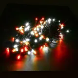 Christmas Fairy Light Low Voltage 200LED 11.5m Total Length Red & Cool White 8 Function – image 2