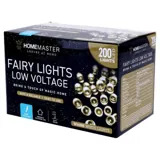 Christmas Fairy Light Low Voltage 200LED 11.5m Total Length Warm White 8 Function – image 3
