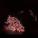 Christmas Fairy Light Solar 400LED 25.5m Total Length Red & Cool White 2 Functions – image 2