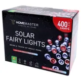 Christmas Fairy Light Solar 400LED 25.5m Total Length Red & Cool White 2 Functions – image 3