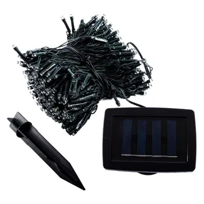 Christmas Fairy Light Solar 400LED 25.5m Total Length Red & Green 2 Functions