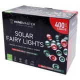 Christmas Fairy Light Solar 400LED 25.5m Total Length Red & Green 2 Functions – image 3