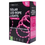 Christmas Rope Light Solar 50LED 7m Total Length Pink 8 Functions – image 3