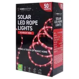 Christmas Rope Light Solar 50LED 7m Total Length Red 8 Functions – image 3