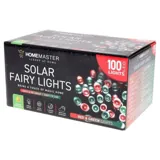 Christmas Fairy Light Solar 100LED 7.5m Total Length Red & Green 2 Functions – image 3