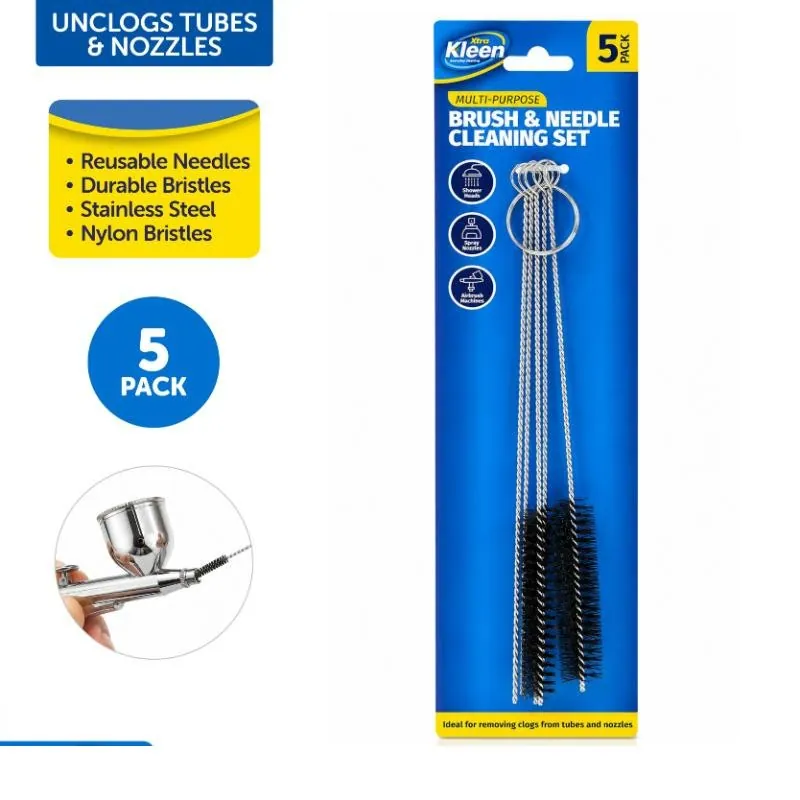 Needle Brush Cleaning Set 5pc - 18cm Stainless Steel – image 4