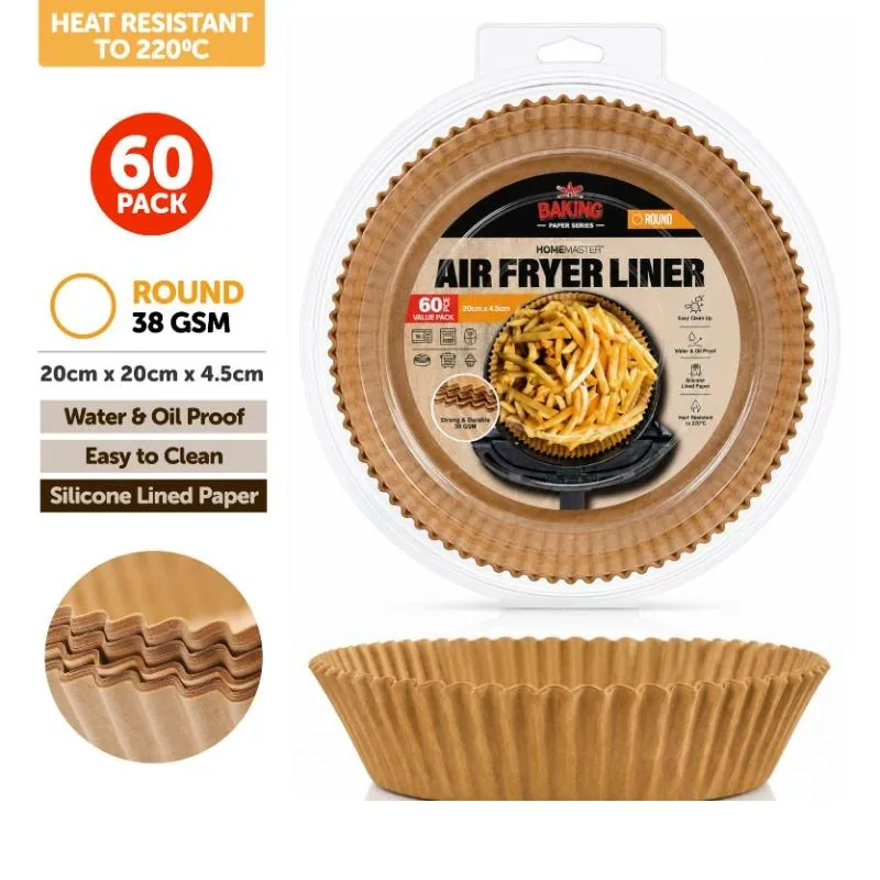 Air Fryer Liner 60pk - Ø20cm X 4.5cm (h) - Round – image 4