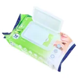 Hand, Face & Body Wet Wipes with Aloe Vera, Vitamin E & Chamomile 90pk - 15cm X 20cm Per/pc – image 1