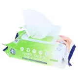 Hand, Face & Body Wet Wipes with Aloe Vera, Vitamin E & Chamomile 90pk - 15cm X 20cm Per/pc – image 2