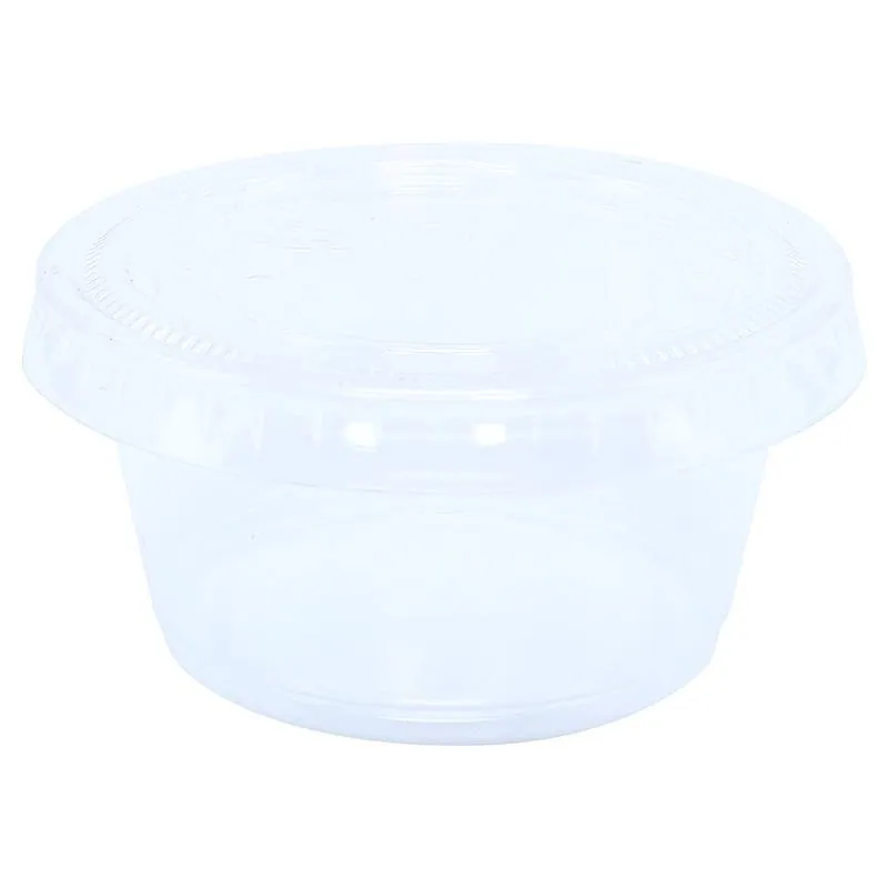 Dressing Containers with Lid 60ml 18pc – image 2