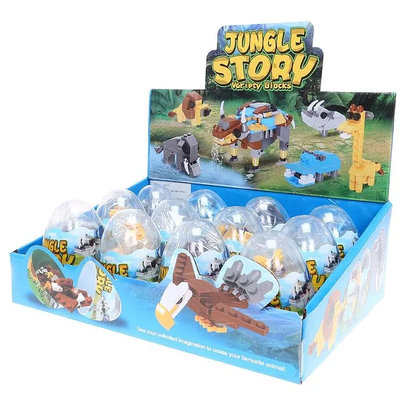 Building Brick Kit Blind Egg Jungle Series 6 Assorted Styles – image 3