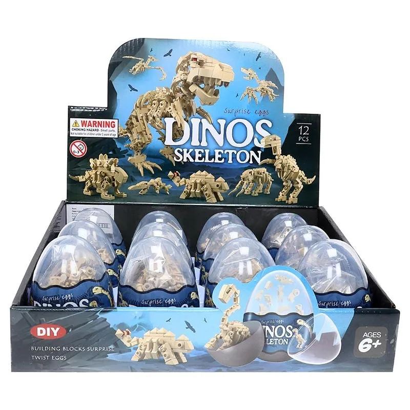 Building Brick Kit Blind Egg Dinosuar Series 12 Assorted Styles – image 4