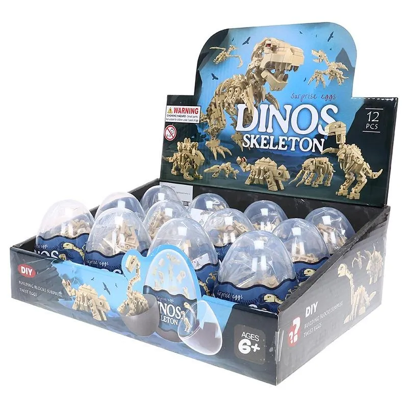 Building Brick Kit Blind Egg Dinosuar Series 12 Assorted Styles – image 3