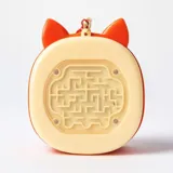 Fidget Keychain 2in1 Bubble Click & Mini Maze 9.5cm X 8.5cm 4 Assorted Colours/Designs – image 1