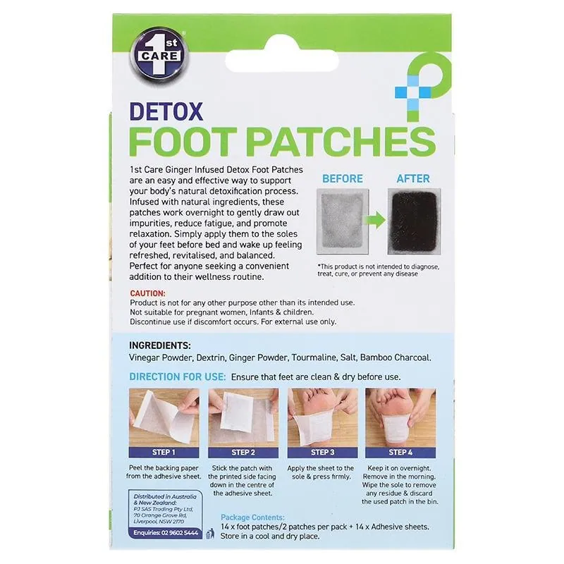 Detox Foot Patches with Ginger 14pk – image 3