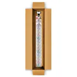 Mirror and Comb Set 2pc 17cm - Assorted Colours Pale Pink, Purple, Green, Cream Clip Strip – image 2