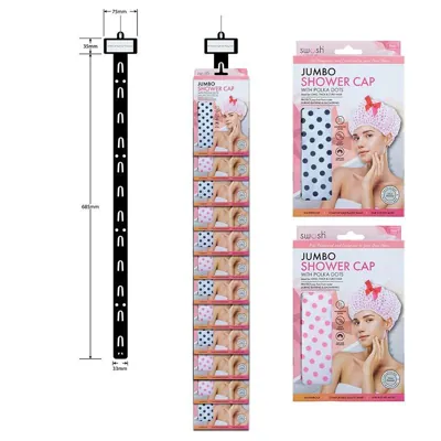 Jumbo Shower Cap - Ø33cm Clip Strip
