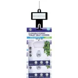 Flushable Paper Toilet Seat Covers Disposable 10pk Clip Strip – image 3