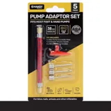 Pump Adaptor Set 5pc (Kit Includes 3 Ball Needles, 1 X Inflatable Adaptor and 1 X Pump Connector Hose) Clip Strip – image 4