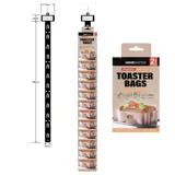 Toaster Bags 16cm X 16.5cm 2pk Clip Strip – image 1