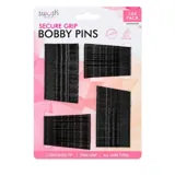 Bobby Pin 144pc Set - Includes 96 Small Pins 4.5cm & 48 Large Pins 6cm - Black Clip Strip – image 4
