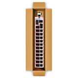Bobby Pin 144pc Set - Includes 96 Small Pins 4.5cm & 48 Large Pins 6cm - Black Clip Strip – image 2